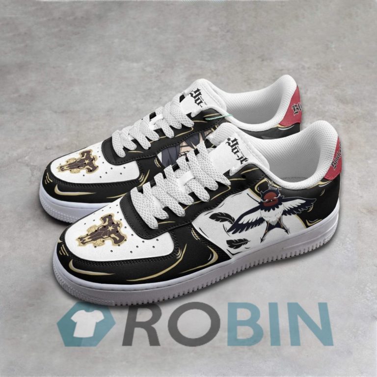 Secre Swallowtail Air Force 1 Sneakers Custom Black Clover Anime Shoes