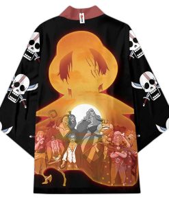 Shanks Red Hair Pirates One Piece Kimono Cardigan
