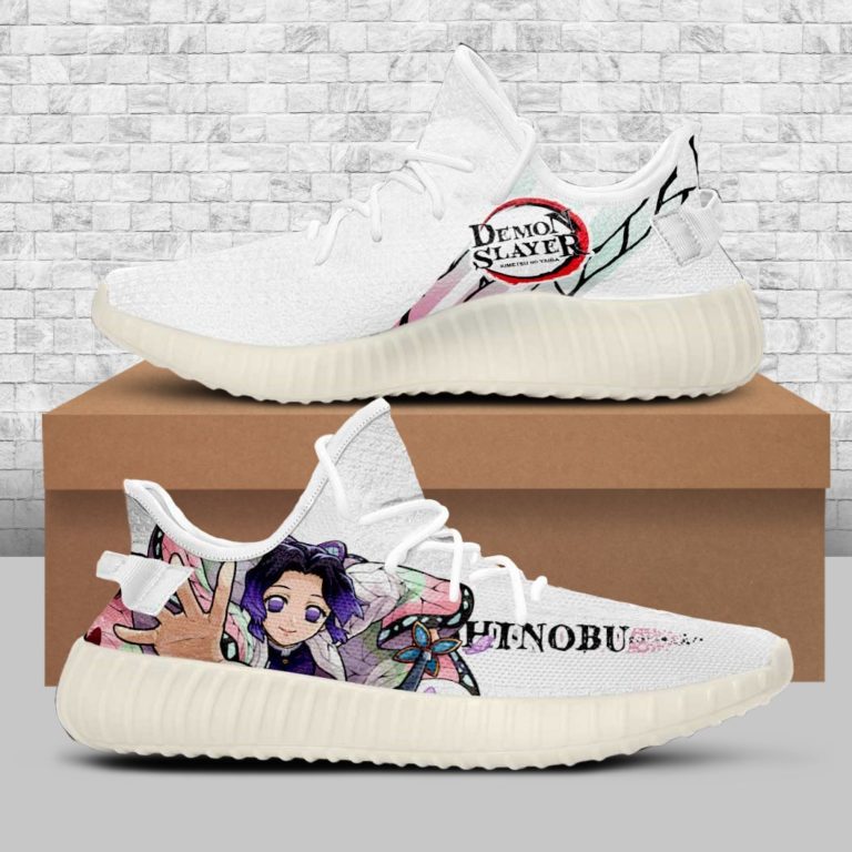 Shinobu Kocho Demon Slayer Custom Yeezy Shoes
