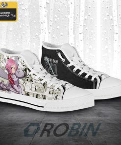 Shinozaki Rika Sword Art Online Anime Mixed Manga Style Canvas High Top Shoes