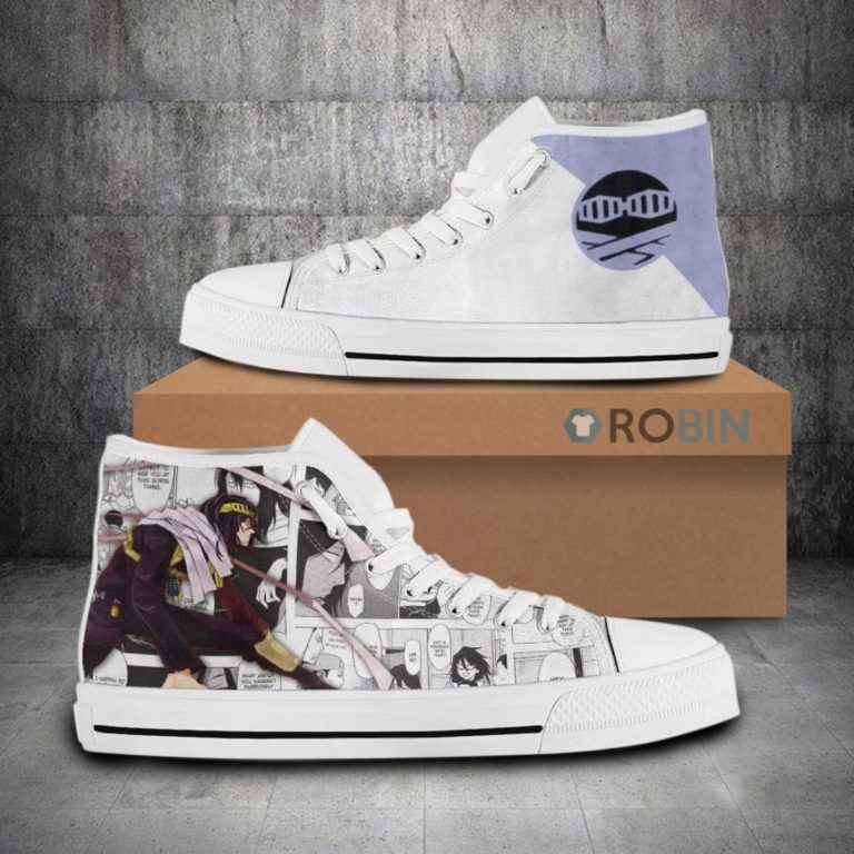 Shota Aizawa My Hero Academia Anime Mixed Manga Style Canvas High Top Shoes