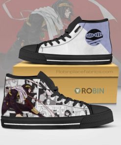 Shota Aizawa My Hero Academia Anime Mixed Manga Style Canvas High Top Shoes