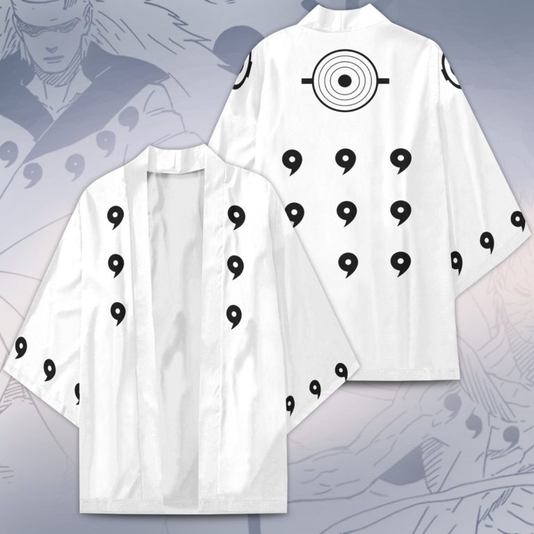 Six Paths Sage Mode White Kimono Cardigan