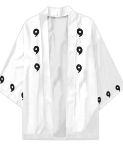 Six Paths Sage Mode White Kimono Cardigan