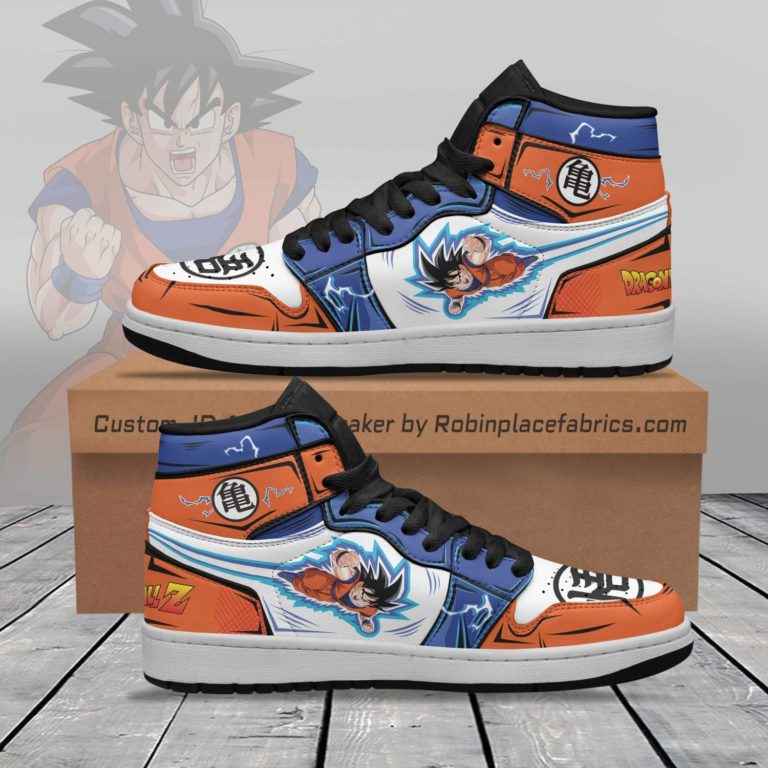Son Goku JD Sneakers Custom Dragon Ball Anime Shoes