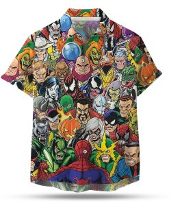 Spider Man Rogues Aloha Shirt