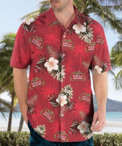 Stella Artois Beer Aloha Shirt, Casual Button Up Shirt Stella Artois Beer Aloha Shirt, Casual Button Up Shirt