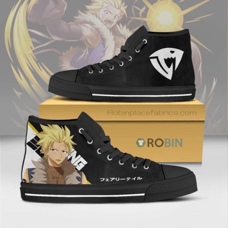Sting Eucliffe Fairy Tail Anime Canvas High Top Shoes