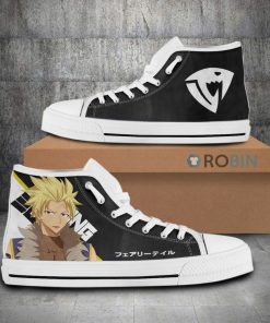 Sting Eucliffe Fairy Tail Anime Canvas High Top Shoes