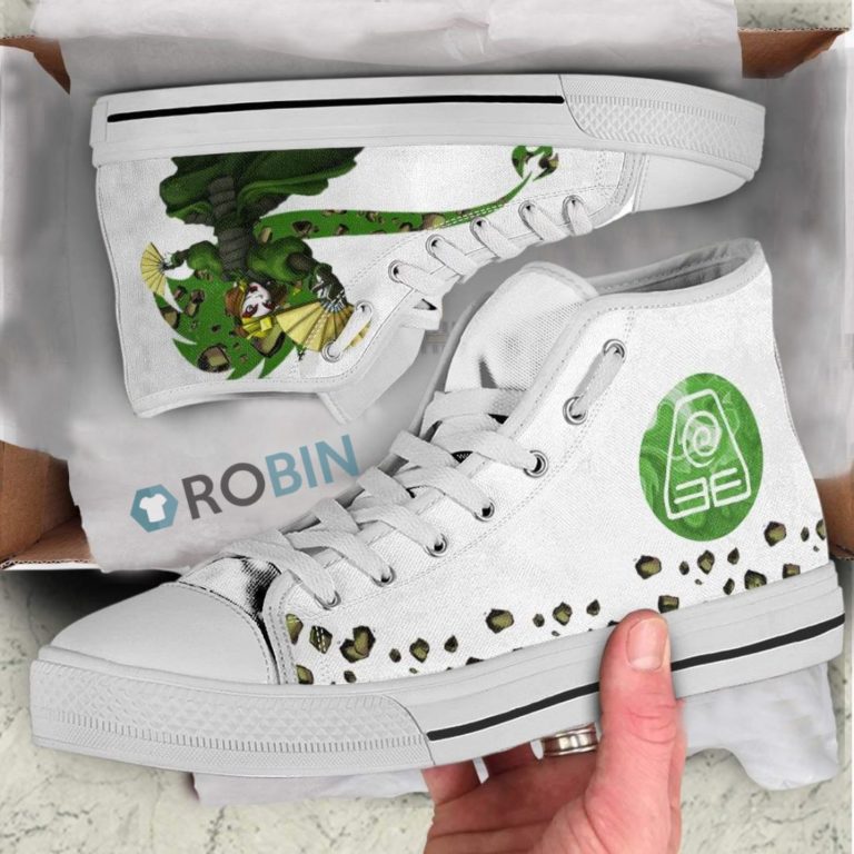 Suki Avatar The Last Airbender Anime Canvas High Top Shoes