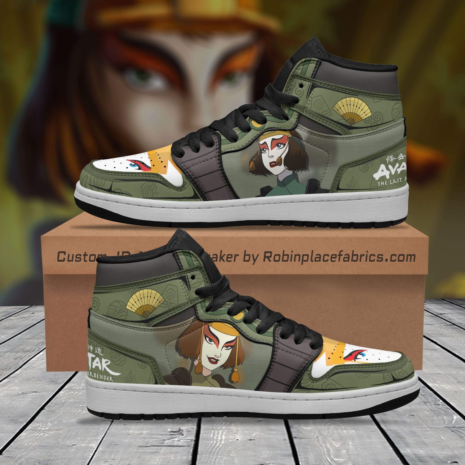 Suki JD 1 Sneakers Custom Avatar The Last Airbender Anime Shoes ...