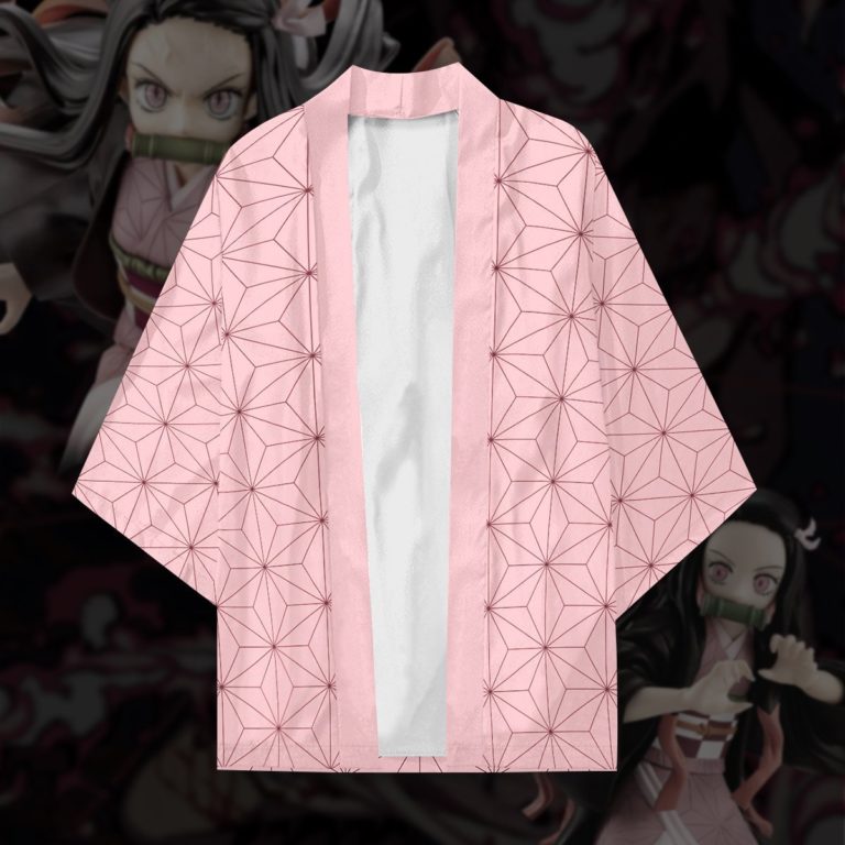 Summer Nezuko Pattern AOP Kimono