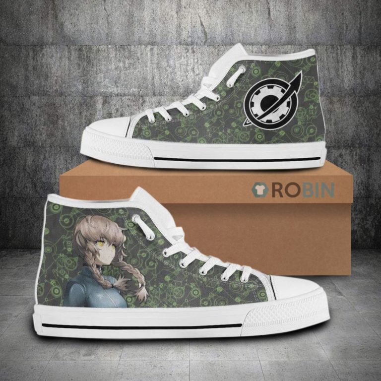 Suzuha Amane Steins;Gate Anime High Top Canvas Shoes