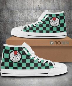 Tanjiro Demon Slayer Anime Canvas High Top Shoes