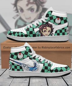 Tanjiro Water Breathing Sneakers Kimetsu No Yaiba Shoes Tanjiro Water Breathing Sneakers Kimetsu No Yaiba Shoes