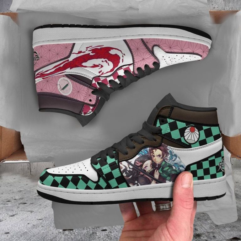 Tanjiro X Nezuko Blood Skill Custom JD Sneakers