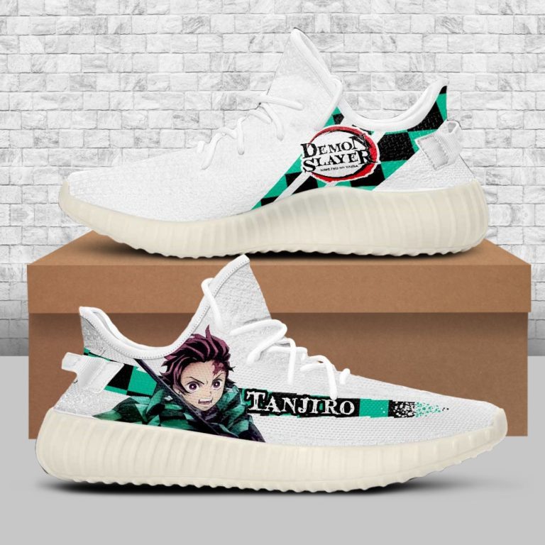Tanjiro Yeezy Shoes Demon Slayer Custom Yeezy Sneakers