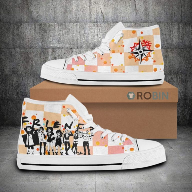 The Seven Deadly Sins Anime High Top Canvas Shoes