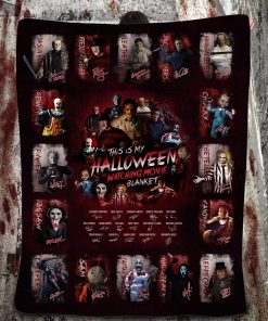 This Is My Halloween Watching Movie Quilt-Blanket