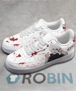 Tokyo Ghoul Air Forces Ken Kaneki Shoes Custom Anime Sneakers