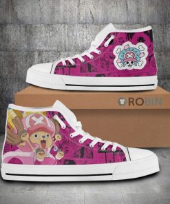 Tony Tony Chopper One Piece Anime Canvas High Top Shoes