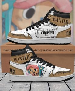 Tony Tony Chopper Wanted Custom Jordan 1 High Sneakers Tony Tony Chopper Wanted Custom Jordan 1 High Sneakers