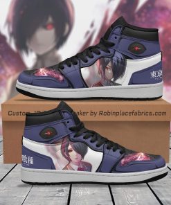 Touka Kirishima JD 1 Sneakers Custom Tokyo Ghoul Anime Shoes Touka Kirishima JD 1 Sneakers Custom Tokyo Ghoul Anime Shoes