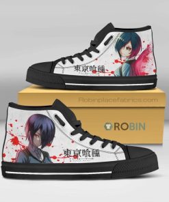 Touka Tokyo Ghoul Anime High Top Canvas Shoes