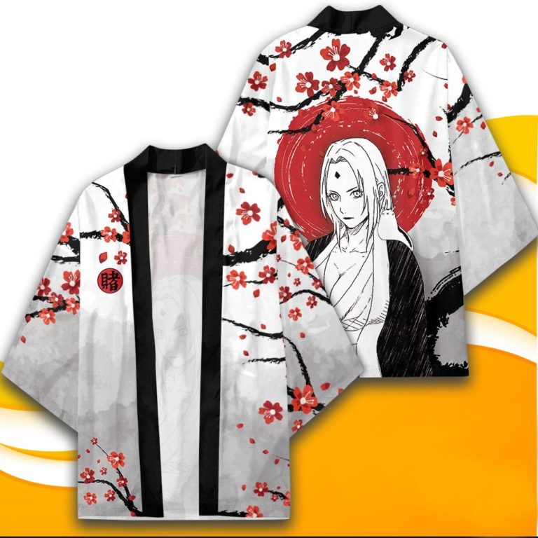 Tsunade Kimono Custom Cherry Blossom Anime Naruto Kimono Cardigan