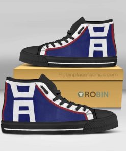 UA High School Anime Canvas High Top Shoes