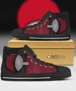 Uchiha Clan High Top Canvas Shoes