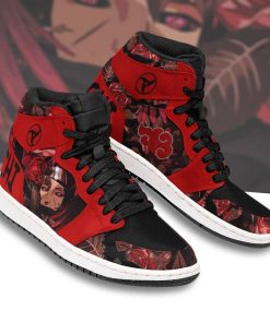 Uchiha Itachi Mangekyou Sharingan Jordan 1 High Sneakers Uchiha Itachi Mangekyou Sharingan Jordan 1 High Sneakers