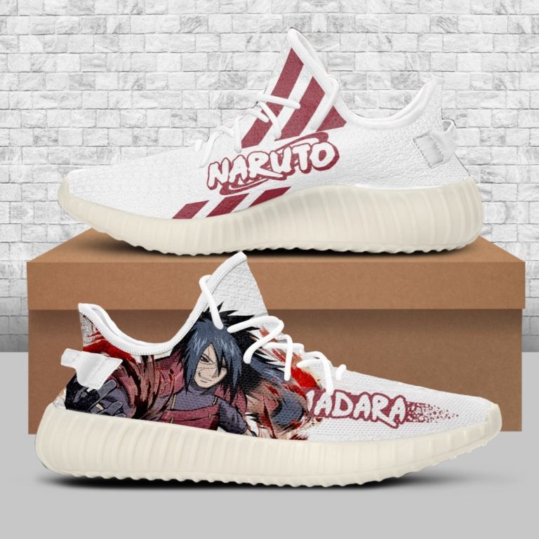 Uchiha Madara Shoes Naruto Custom Yeezy Sneakers