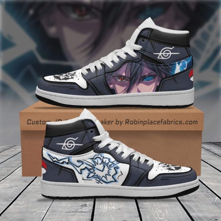 Uchiha Sasuke JD Sneakers Custom Naruto Anime Shoes