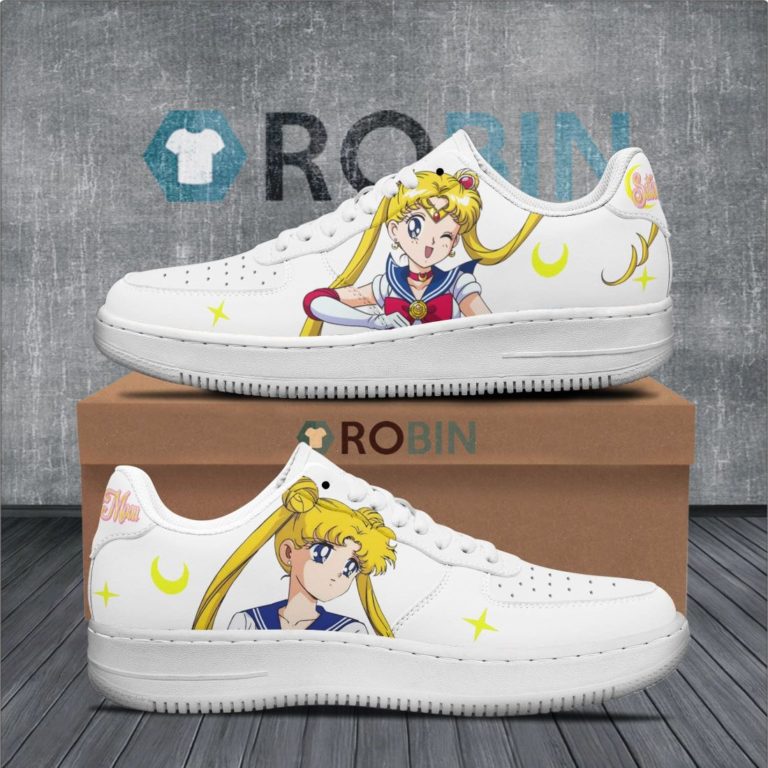 Usagi Tsukino Sailor Moon Shoes Custom Anime Air Force 1 Sneakers