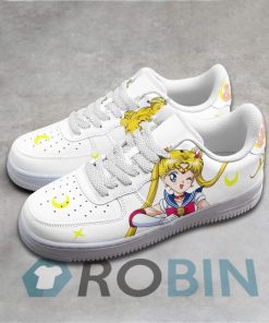 Usagi Tsukino Sailor Moon Shoes Custom Anime Air Force 1 Sneakers Usagi Tsukino Sailor Moon Shoes Custom Anime Air Force 1 Sneakers