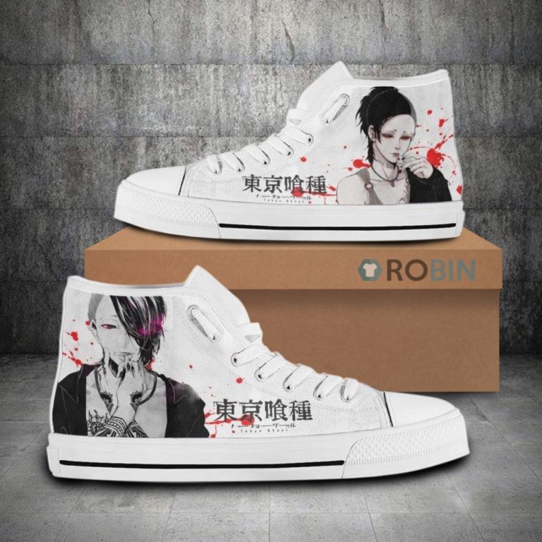Uta Tokyo Ghoul Anime Canvas High Top Shoes