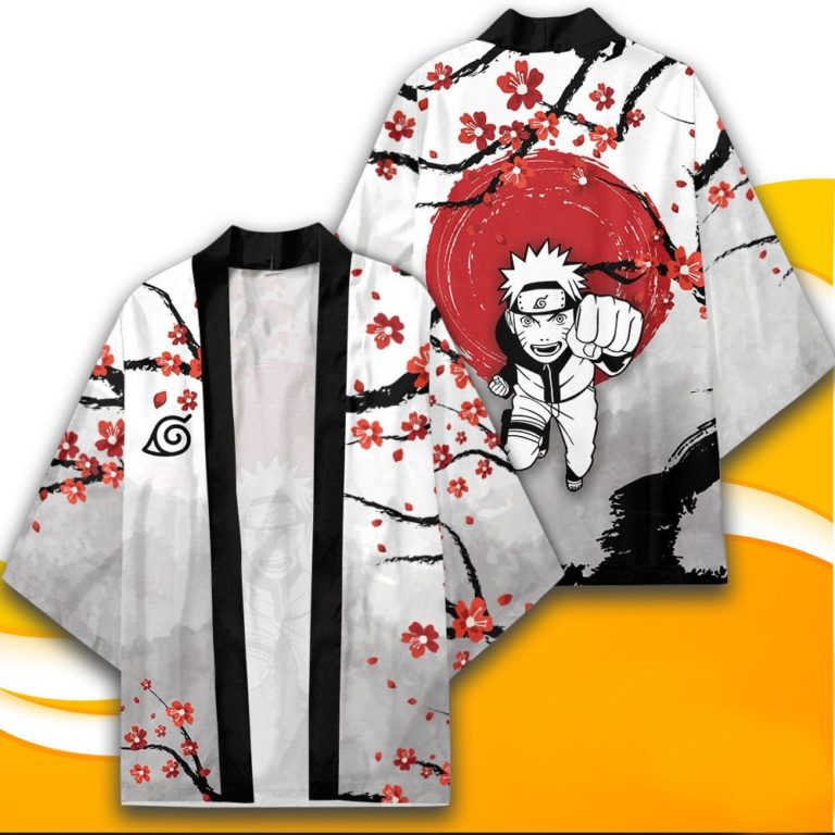 Uzumaki Naruto Kimono Custom Japan Style Anime Naruto Kimono Cardigan