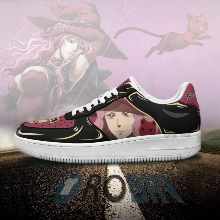 Vanessa Enoteca Air Force 1 Sneakers Custom Black Clover Anime Shoes