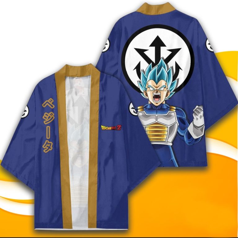 Vegeta Blue Dragon Ball Z All Over Print Kimono