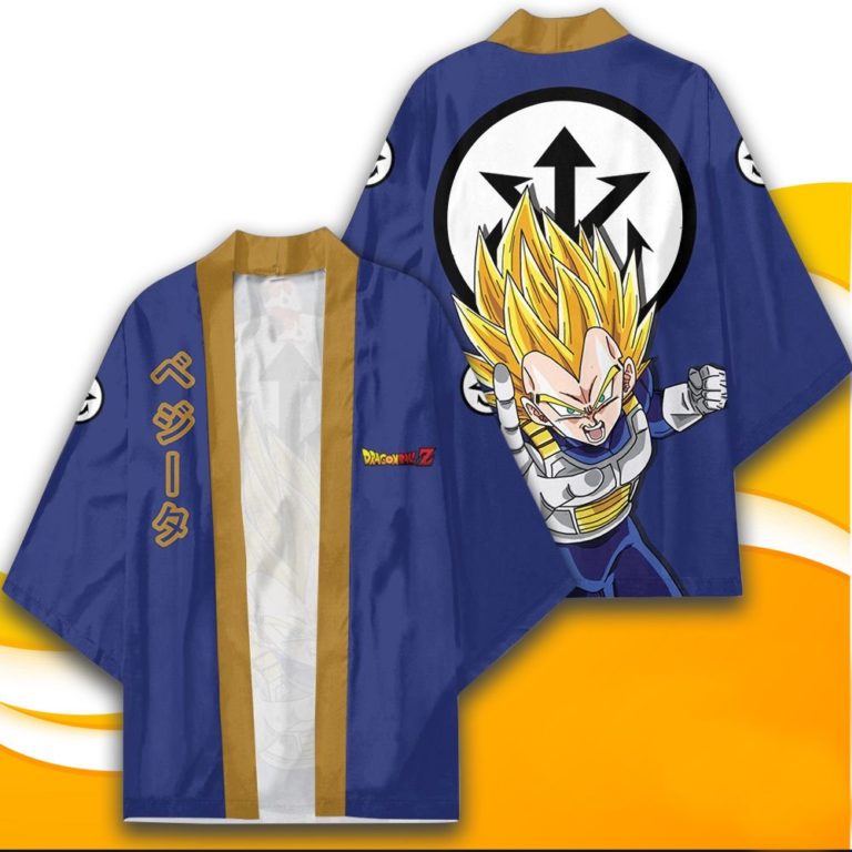 Vegeta SSJ Dragon Ball Z Kimono Cardigan