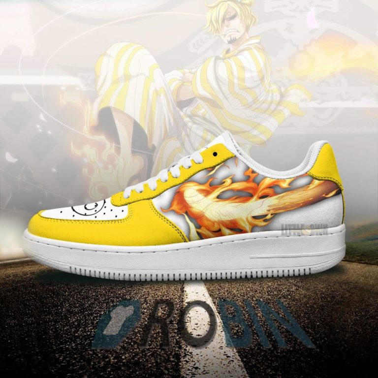 Vinsmoke Sanji Air Force 1 Sneakers Custom One Piece Anime Shoes