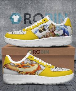 Vinsmoke Sanji Air Force 1 Sneakers Custom One Piece Anime Shoes