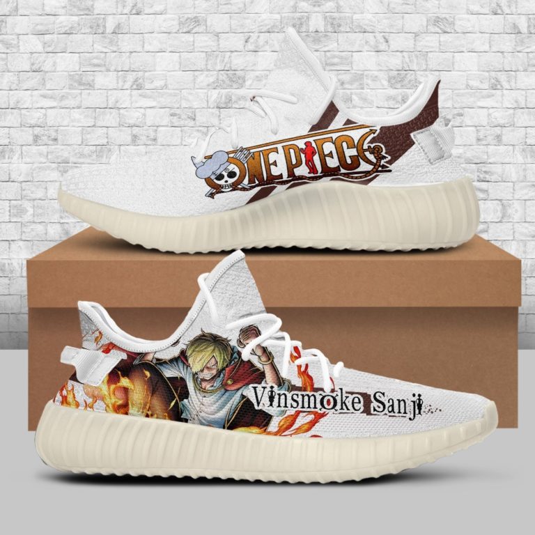 Vinsmoke Sanji One Piece Custom Yeezy Sneakers