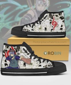 Yamato Naruto Anime Mixed Manga Style Canvas High Top Shoes