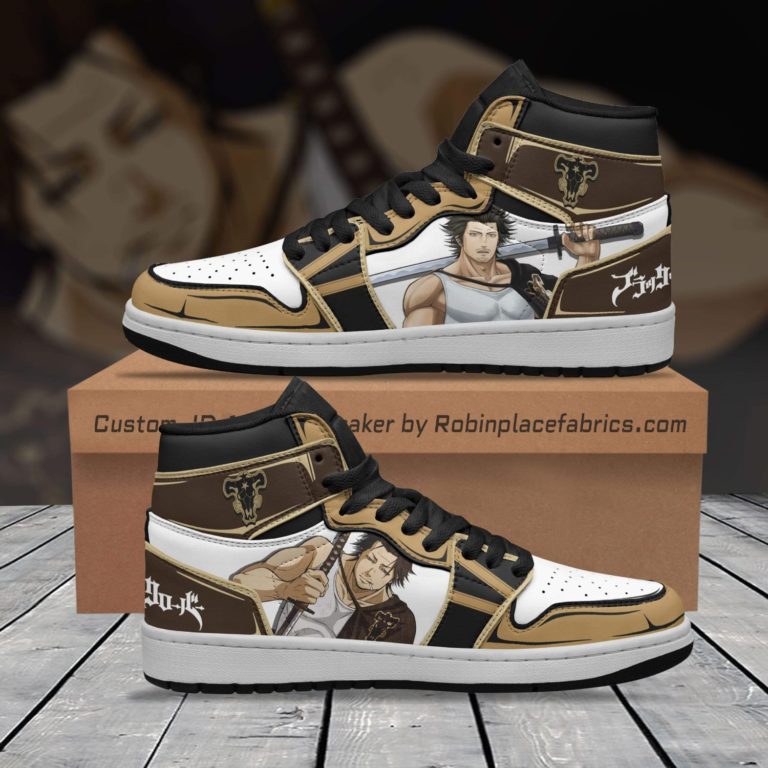 Yami Sukehiro JD Sneakers Custom Black Clover Anime Shoes