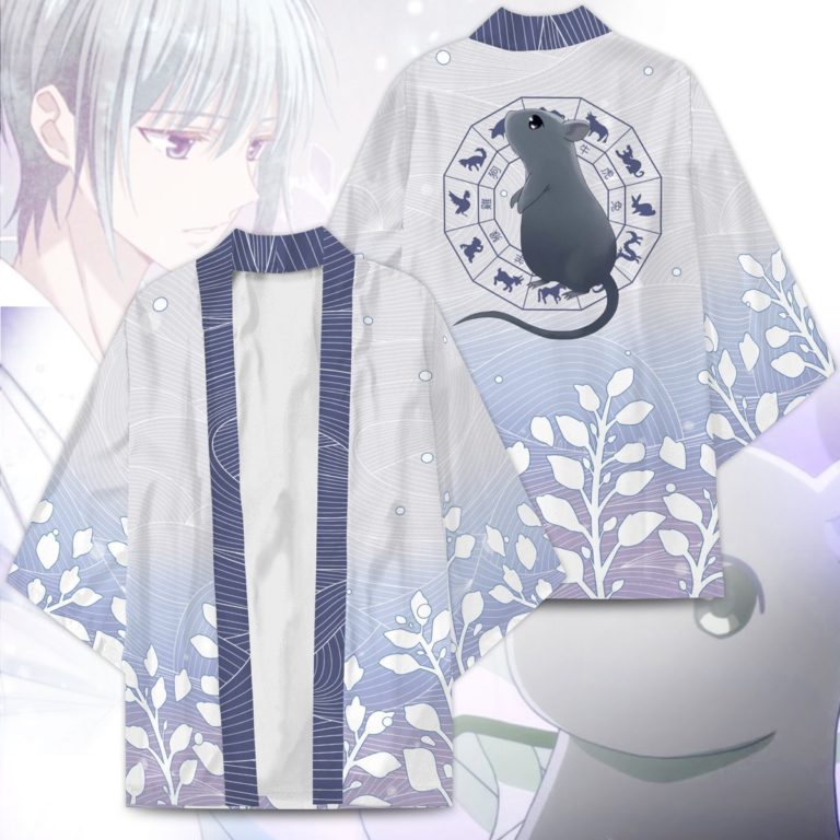 Yuki Sohma  Fruits Basket All Over Print Kimono