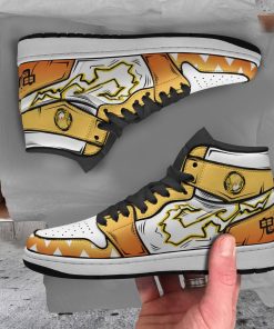 Zenitsu Jordan 1 Sneakers Custom Demon Slayer Anime Shoes Zenitsu Jordan 1 Sneakers Custom Demon Slayer Anime Shoes