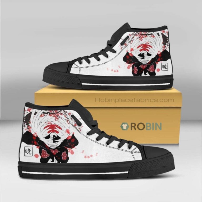 Zetsu Naruto Anime Canvas High Top Shoes