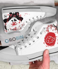 Zetsu Naruto Anime Canvas High Top Shoes